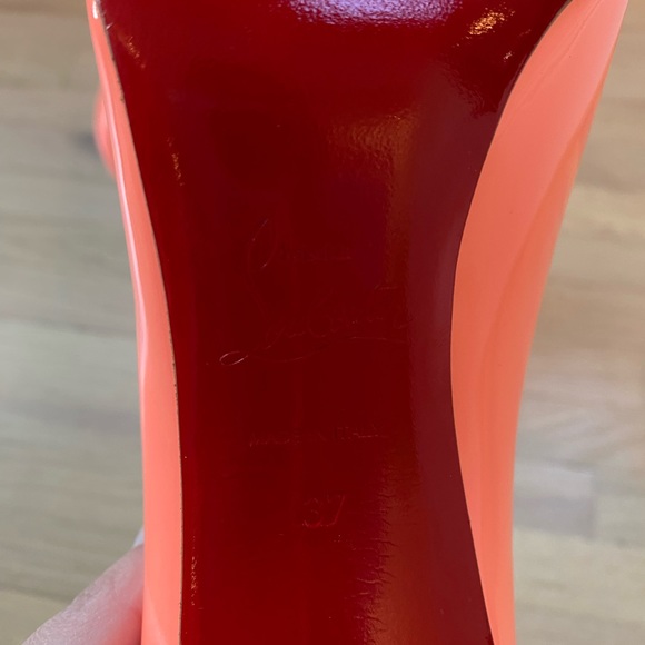 Brand new Louboutin flamingo pink pumps size 37 - Picture 6 of 8